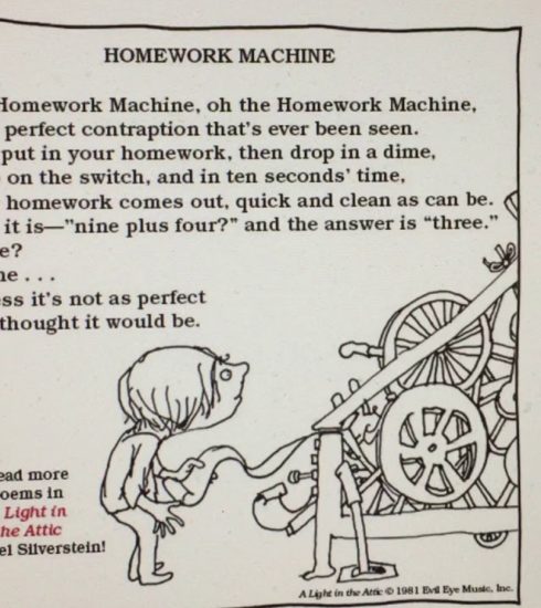 the homework machine shel